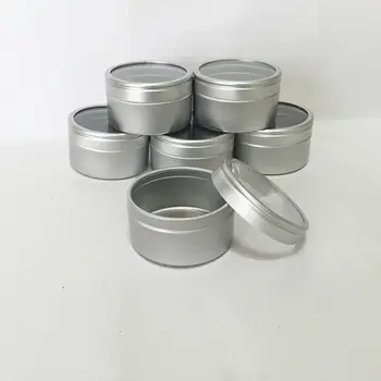 

20g Empty Aluminium Jar with Transparent Film Cream Jewelry Jar,Display Boxes Ointment Hand Cream Container F20173336