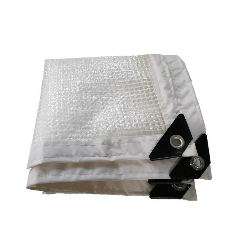 Koop Transparante Waterdichte Regen Tarp Grid Film Balkon Succulenten Bloemen Regen Onderdak Warmte Behoud Dekzeil Zonnezeil