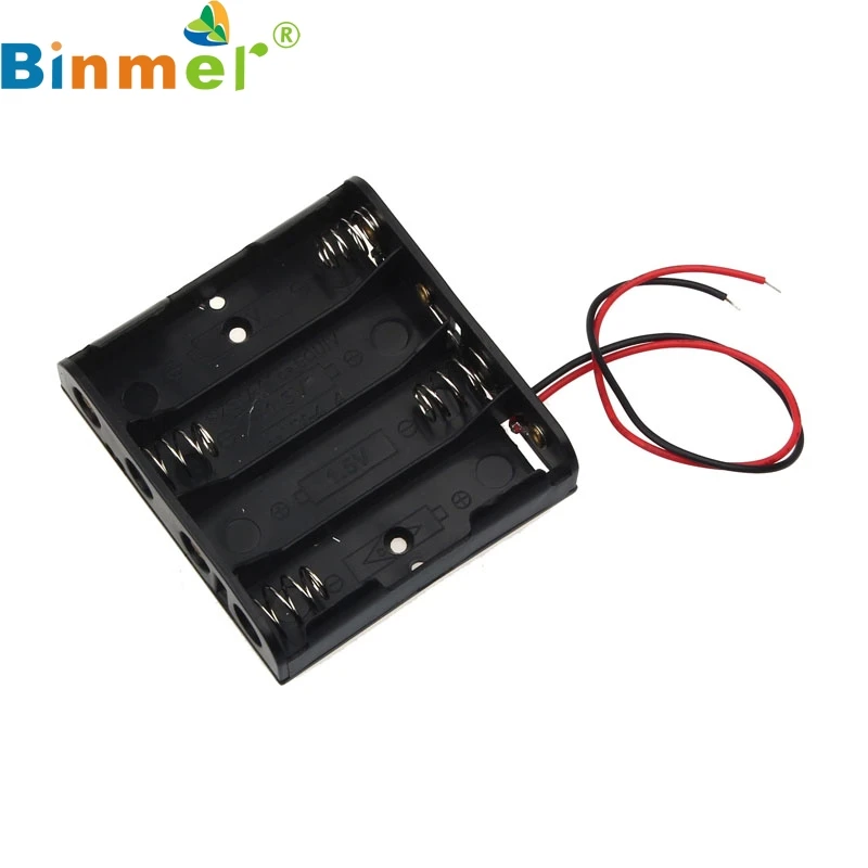 

Binmer 1pcs AA Power Battery Storage Case Plastic Box Holder With 4 Slots Top Quality Hot Sale JUN 20 Drop Ship