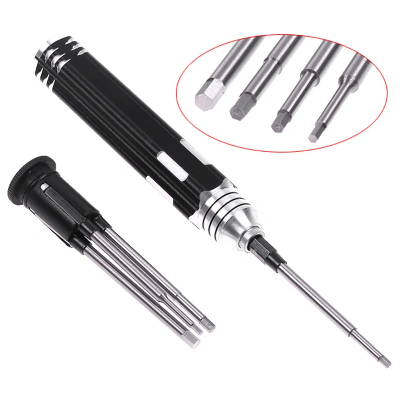 

ZMR RC Tools 4 in 1 Hex Screw Driver Tools Set Kit 1.5 2.0 2.5 3.0 mm for RC drone Helicopter Car Model airplane aircraft