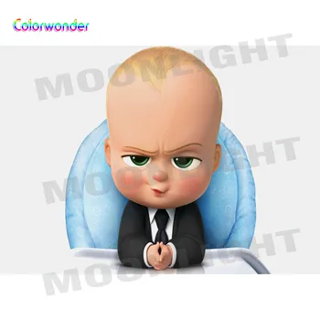

Colorwonder Baby Boss Photo Background Baby Shower Newborn Children Vinyl 7x5 Happy Birthday Party Studio Photography Background