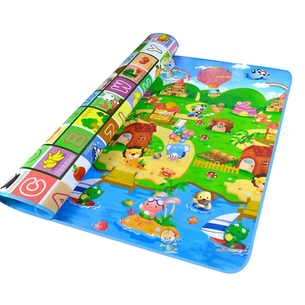Baby Foam Crawling Mat Double sided 1.8*1.2 M Double sided Thickness 0.