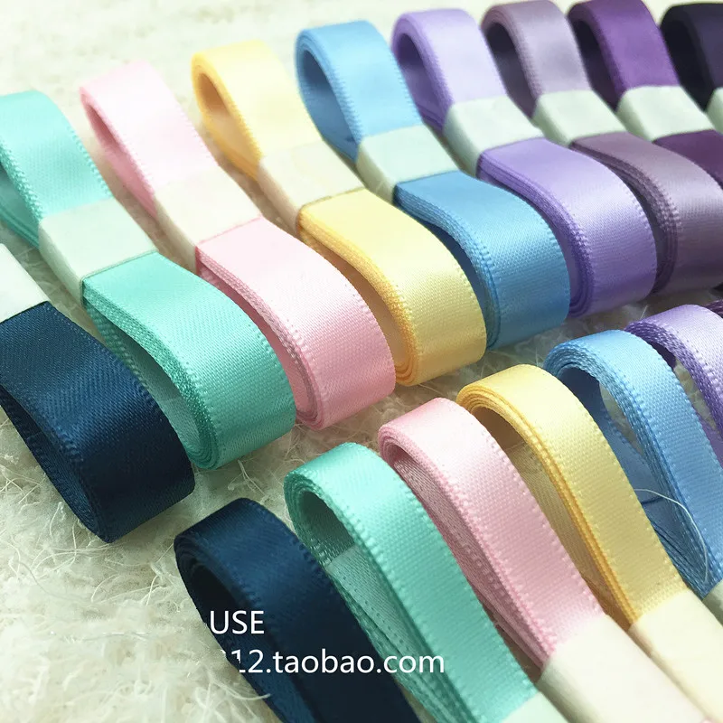 6MM 1cm double polyester ribbon ribbon accessories wholesale 9 color