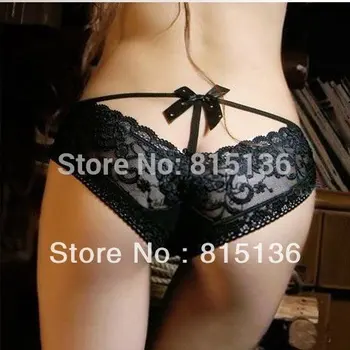 

New Panties Lace Butterfly Bow Sexy Ladies Grils Women's Underwear Briefs, Seamless Tight Lace Margin Underpants, Free Shipping