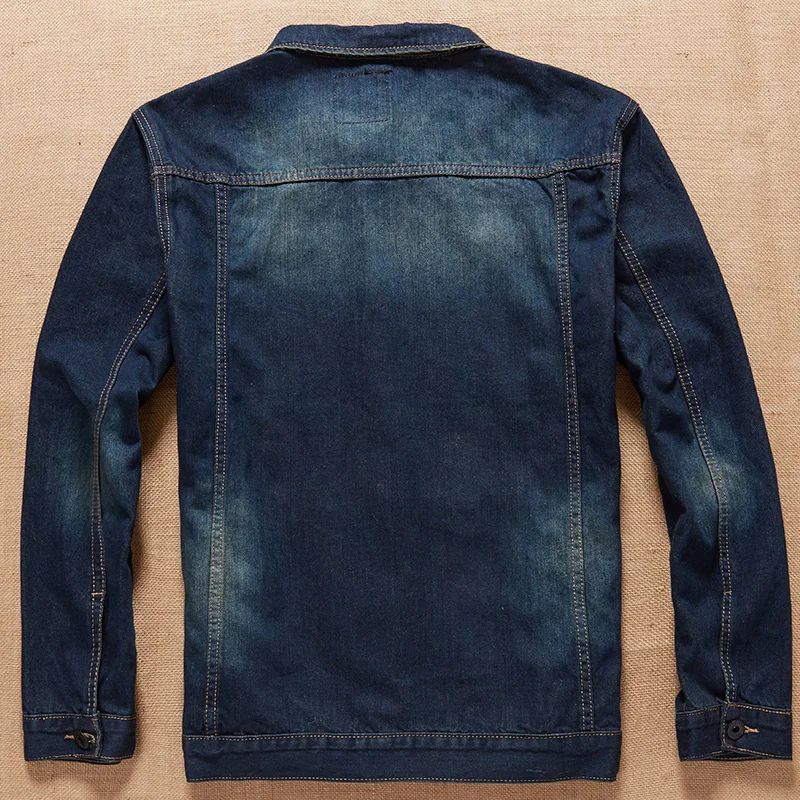 Новинка 2019 облегающие джинсовые куртки 6XL 7XL 8XL Me в стиле хип хоп модная уличная