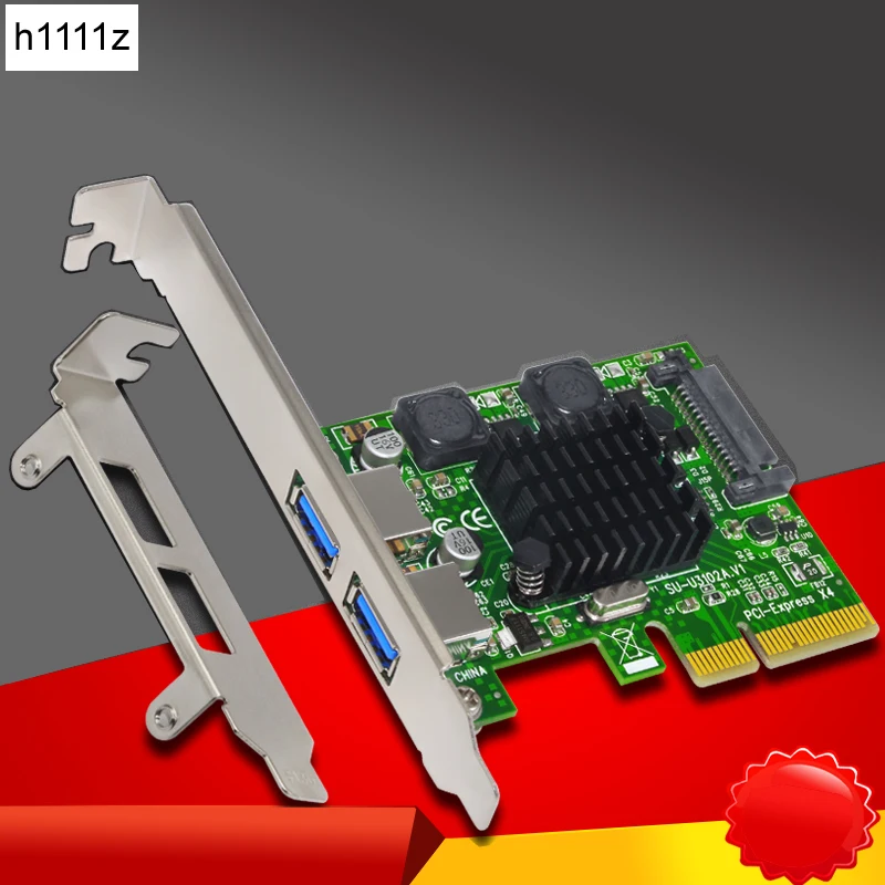 USB 3 1 PCI Express Card 2 порта Superspeed 10 Гбит/с Raiser Adapter PCIE E 0 X4 ASMedia ASM3142 чипсет для настольных