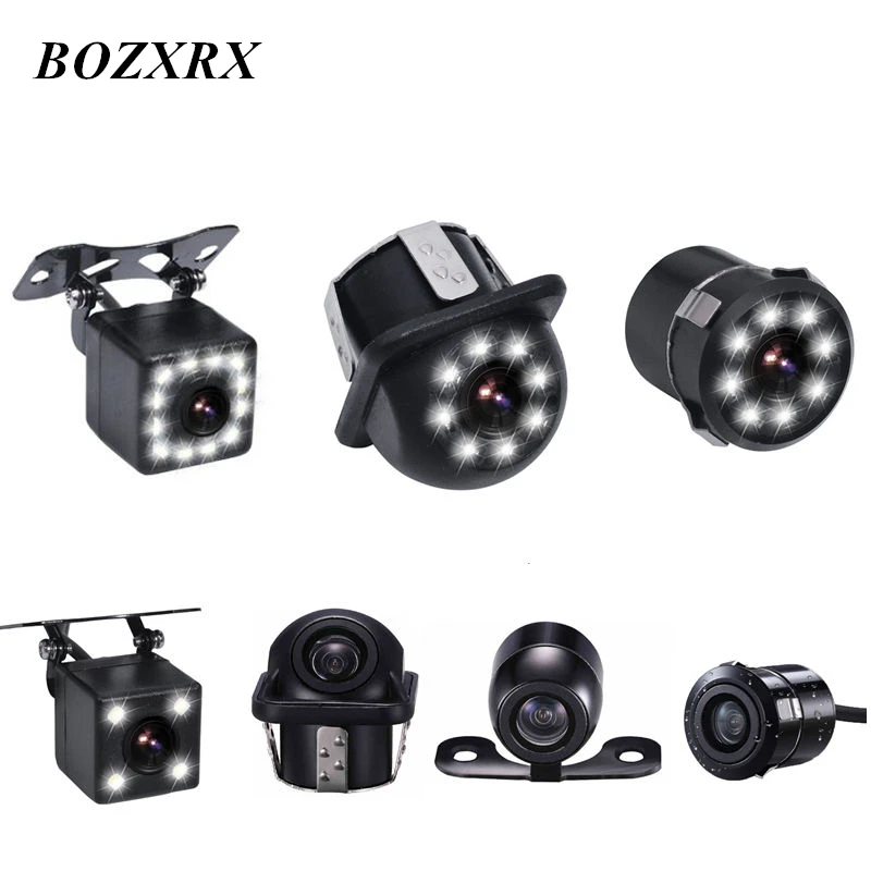 Goedkoop BOZXRX HD Auto CCD Auto Reverse Camera Universele Backup Camera Achteruitrijcamera IP69 Waterdichte Camera #039;S Achter Monitor parkeerhulp