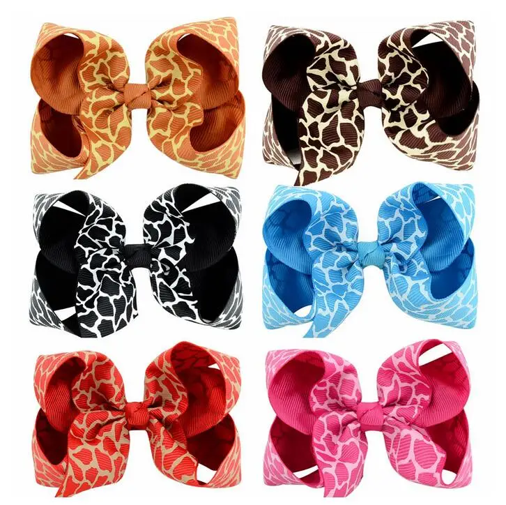 giraffe ribbon bow