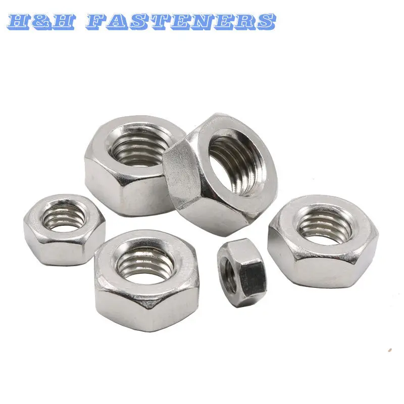 A2 304 Stainless Steel Hex  Nuts Nut M1 M1.2 M1.4 M1.6 M2 M30 