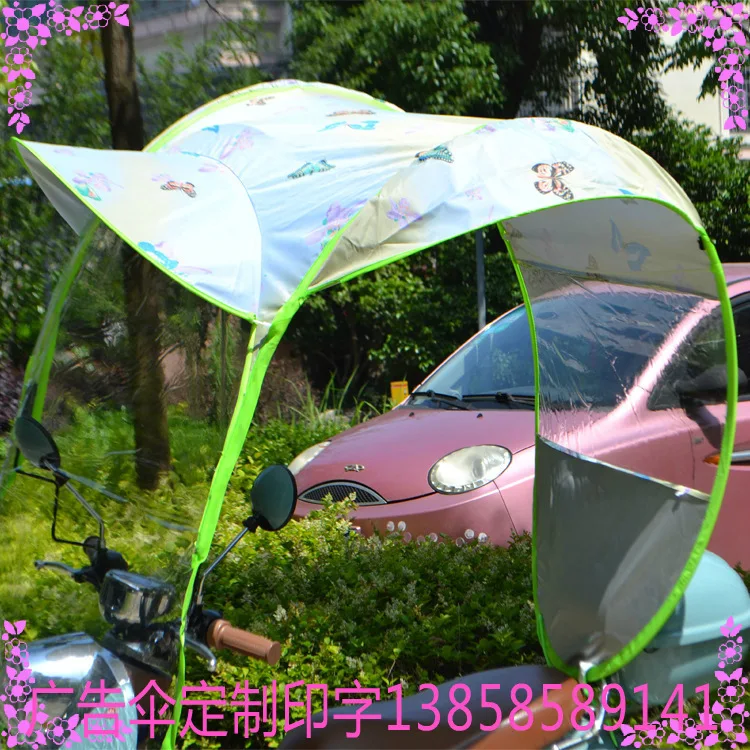 Автокар защита от ветра тент Электрический солнцезащитный козырек для автомобиля поколение волос может напечатать рекламу - Цвет: Pansy