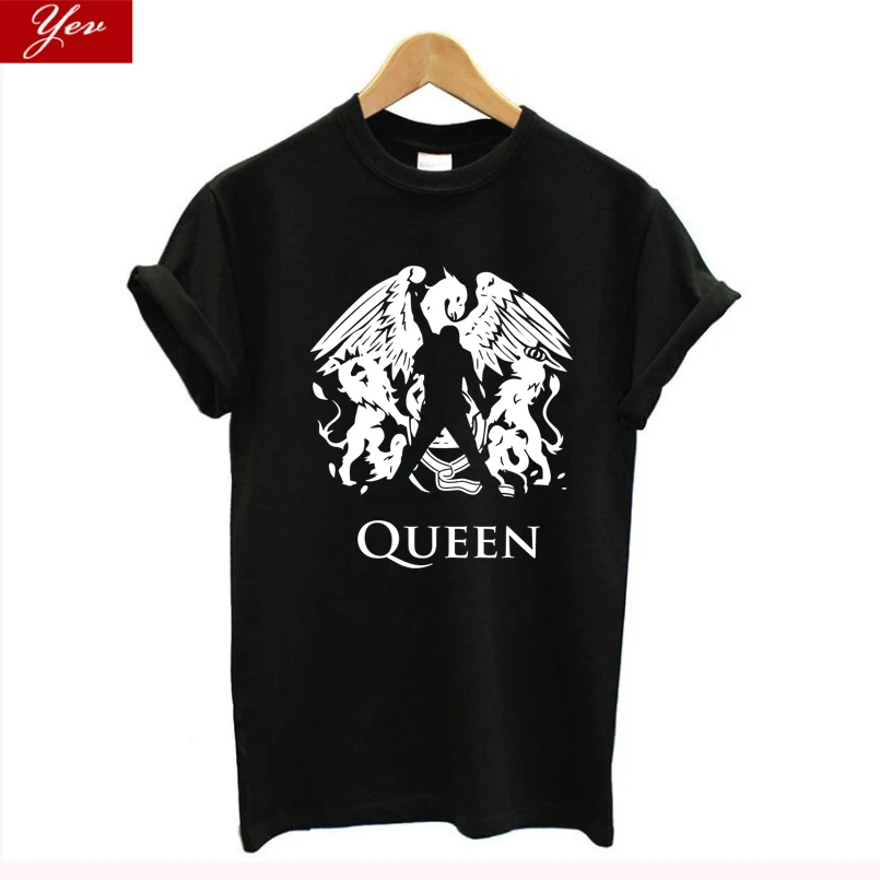 Женская футболка с блестками Rock Band Queen винтажная уличная из 100% хлопка размера