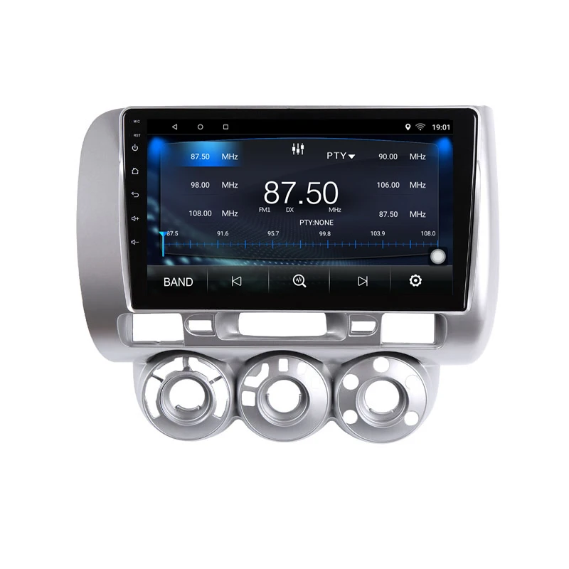Excellent 9" 2+32G 2.5D IPS Android 8.1 Car DVD Multimedia Player GPS For honda Fit jazz 2004 2005 2006 2007 audio radio stereo navigation 3