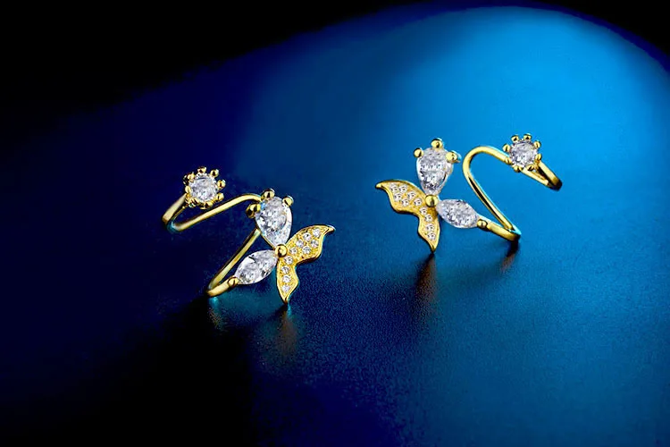 Серьги клипсы для женщин 3 цвета|ear clip|earrings clipsearings clips women |