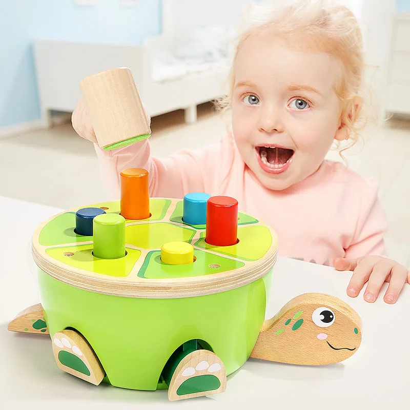 

TOPBRIGHT Turtle beats the stage children's toys puzzle baby early education toys