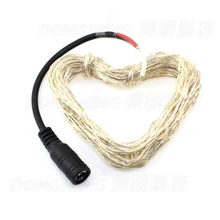 35 м 7 шт.* 5 м 50 светодиодный алюминиевый Новогодняя гирлянда Белый Синий Зеленый Свадебные огни розовая Светодиодная лента RGB свет с разъемом постоянного тока