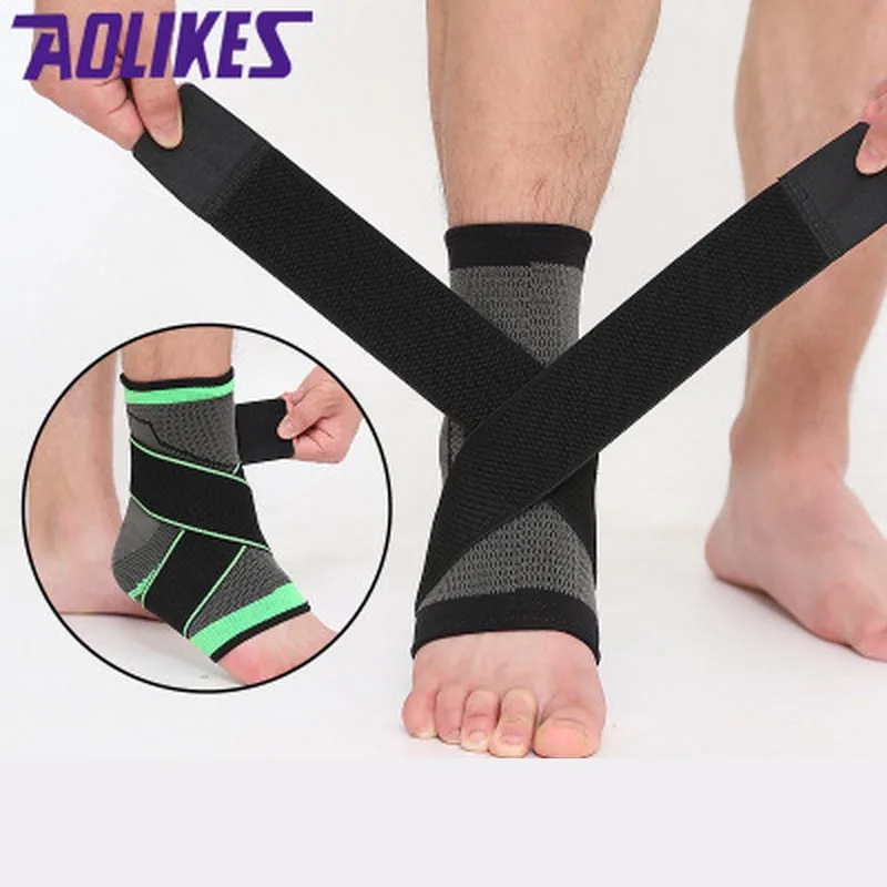 1Pcs Elastic Bandage Support Ankle Protector For Sport Gym Ankle Brace