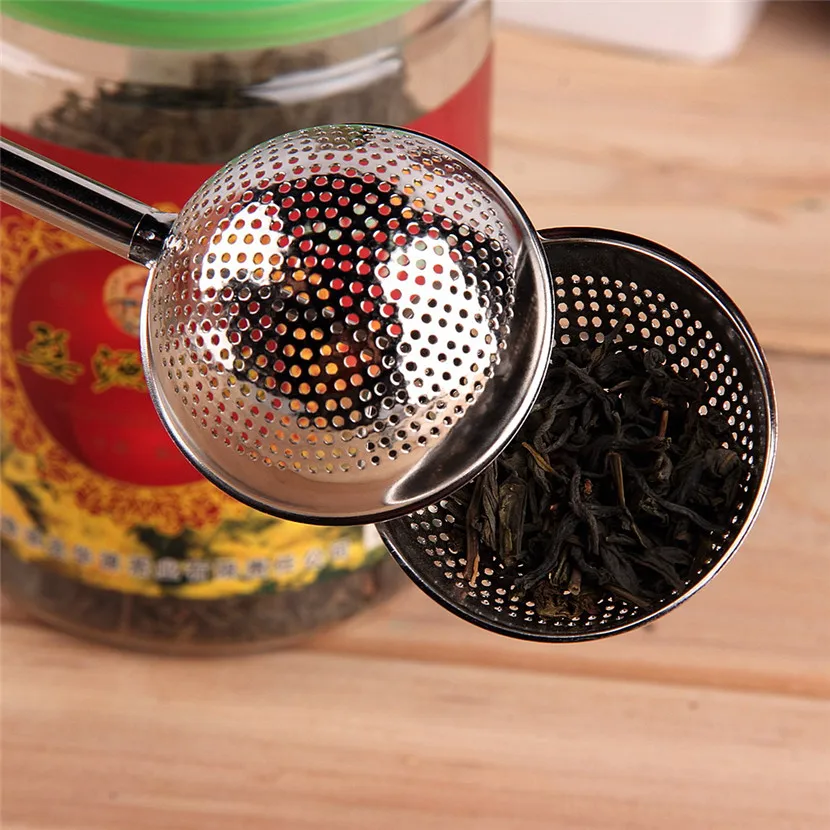 Stainless Steel Tea Mesh Teaspoon Tea Infuser Reusable Strainer Loose