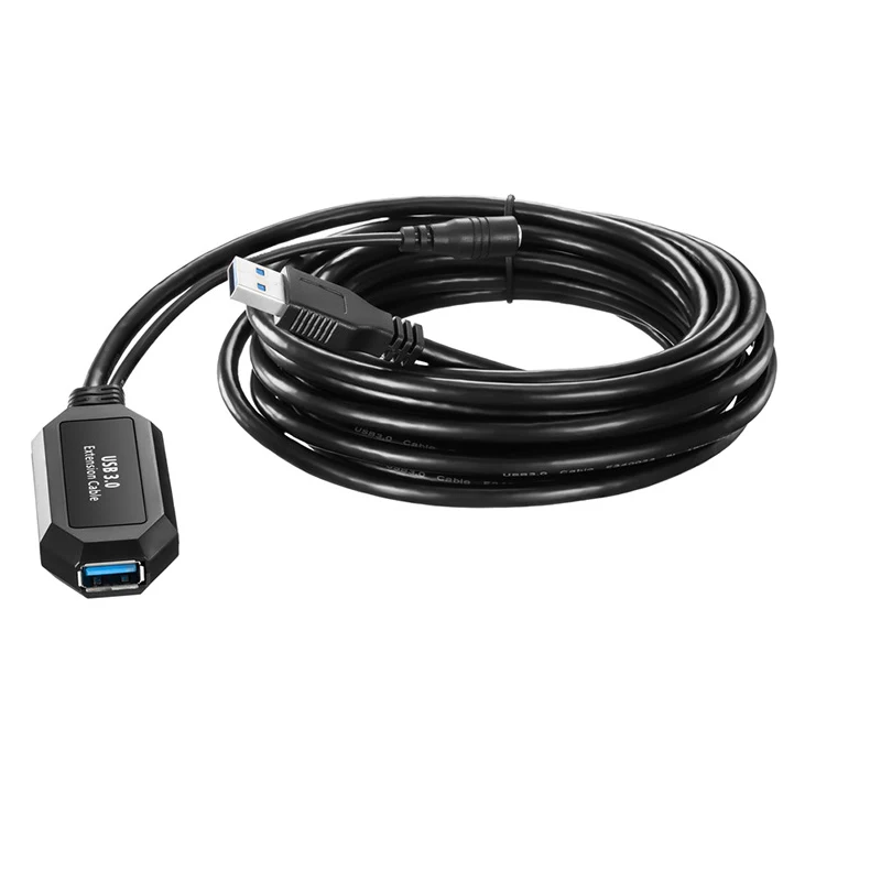 Удлинительный Кабель USB 3 0 м 5 10 A male to female для ПК ноутбука (медный проводник + foiling AL