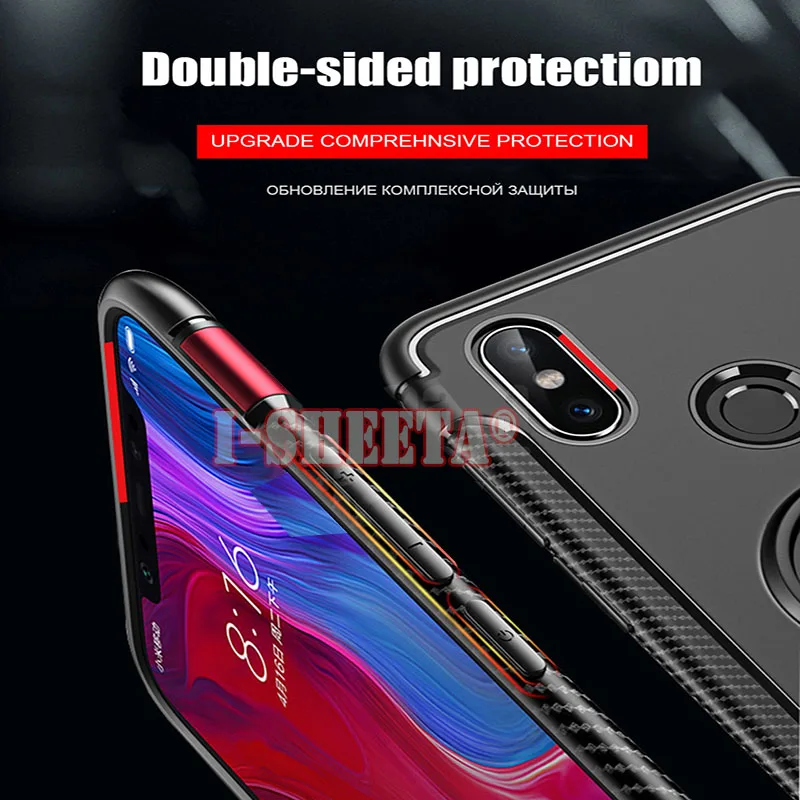 Роскошный мягкий силиконовый чехол бампер для Xiaomi Redmi 6 Pro ударопрочный жесткий S2