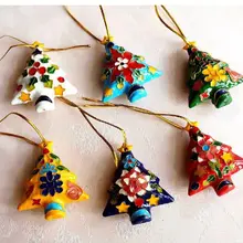 Бренд NEW10PC милый китайский стиль ручной работы перегородчатая Рождественская елка орнамент