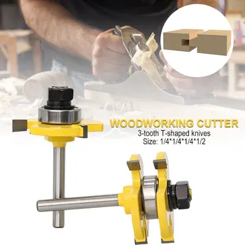 

2019 Miter Router Bit Woodworking Tool Carpenter Milling Cutter Durable Machine for Wood Drop Shipping