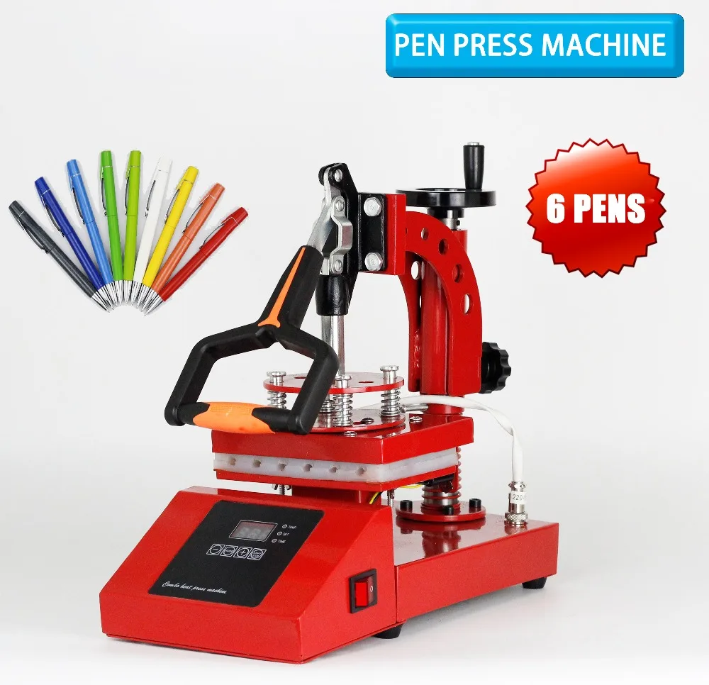 New Style 6 in 1 Pen Heat Press Machine Ball Pen Transfer Printing