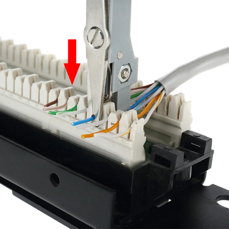 Удар вниз инструмент ударный инструмент для провода телефона RJ11 Ethernet LAN RJ45 QJY99