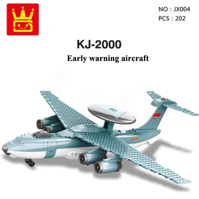 

Model building kits compatible with lego Military AWACS 3D blocks Educational model building toys hobbies for children