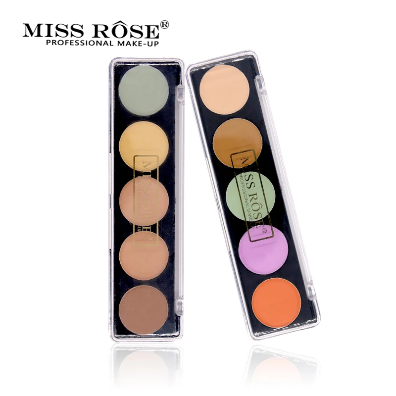 

MISS ROSE Brand 5 Colors Concealer Face Base Makeup Palette Professional Concealer Palette Contour Make Up Corretivo Cosmetics38