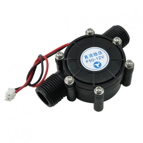 

10pcs 12V 10W DC water flow generator turbine generator hydroelectric micro hydro generator Tap Water Flow Hydraulic DIY