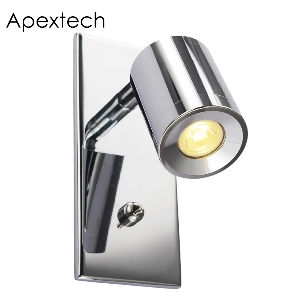 Apextech высококлассный светодиодный настенный светильник встраиваемый в спальню