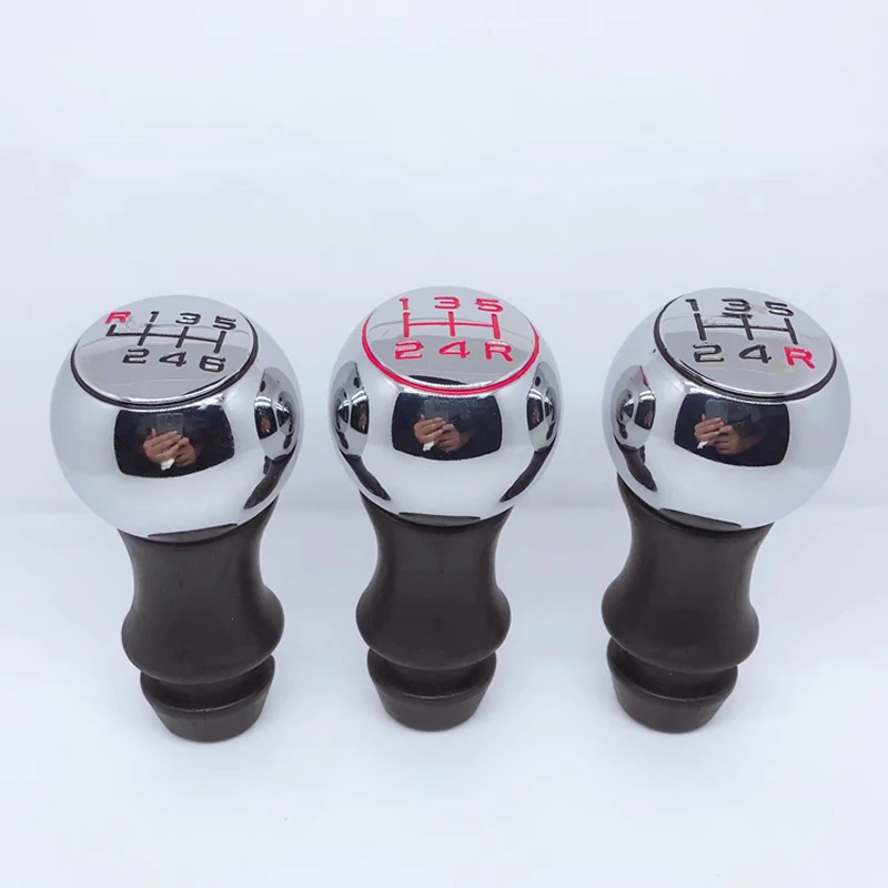 

5 Speed 6 Speed Alloy MT Gear Shift Knob For Peugeot 106 206 207 306 307 407 408 508 807 Aluminum Alloy red