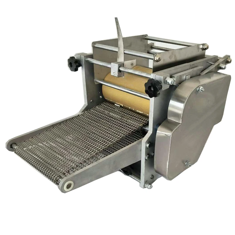 

2017 Product show of roti Corn roast duck bread machine spring roll skin forming making machine