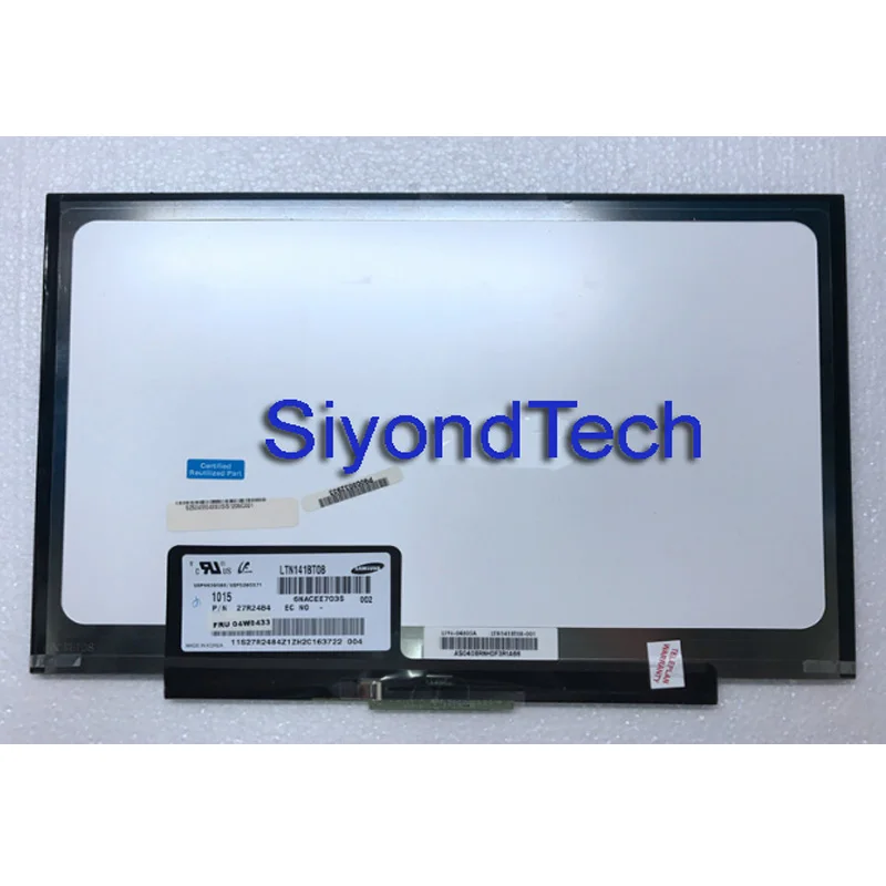 For IBM T400s T410s T410si LCD Panel Matrix WXGA+ LTN141BT08 LT141DEQ8B00 1440*900 For IBM T400s T410s T410si LCD Panel Matrix WXGA+ LTN141BT08 LT141DEQ8B00 1440*900