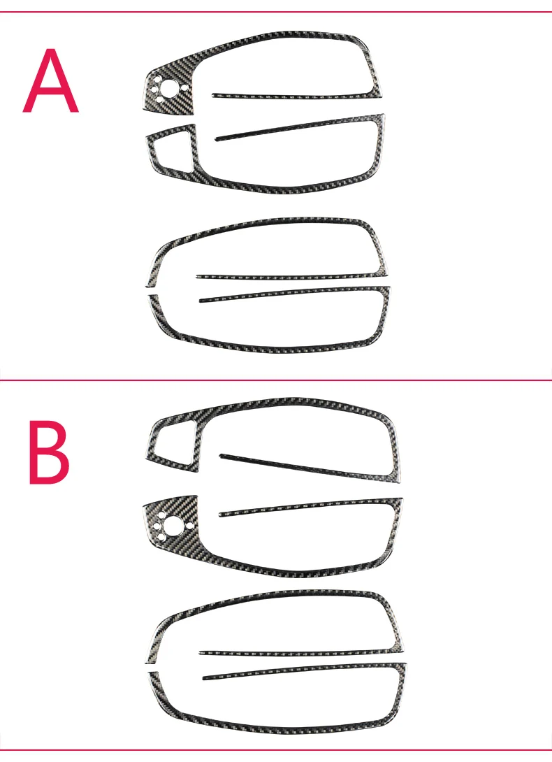 Отделка салона автомобиля из углеродного волокна, переключатель двери, окна, панель управления, планки для Audi A6 C7, аксессуары, наклейки для стайлинга автомобилей