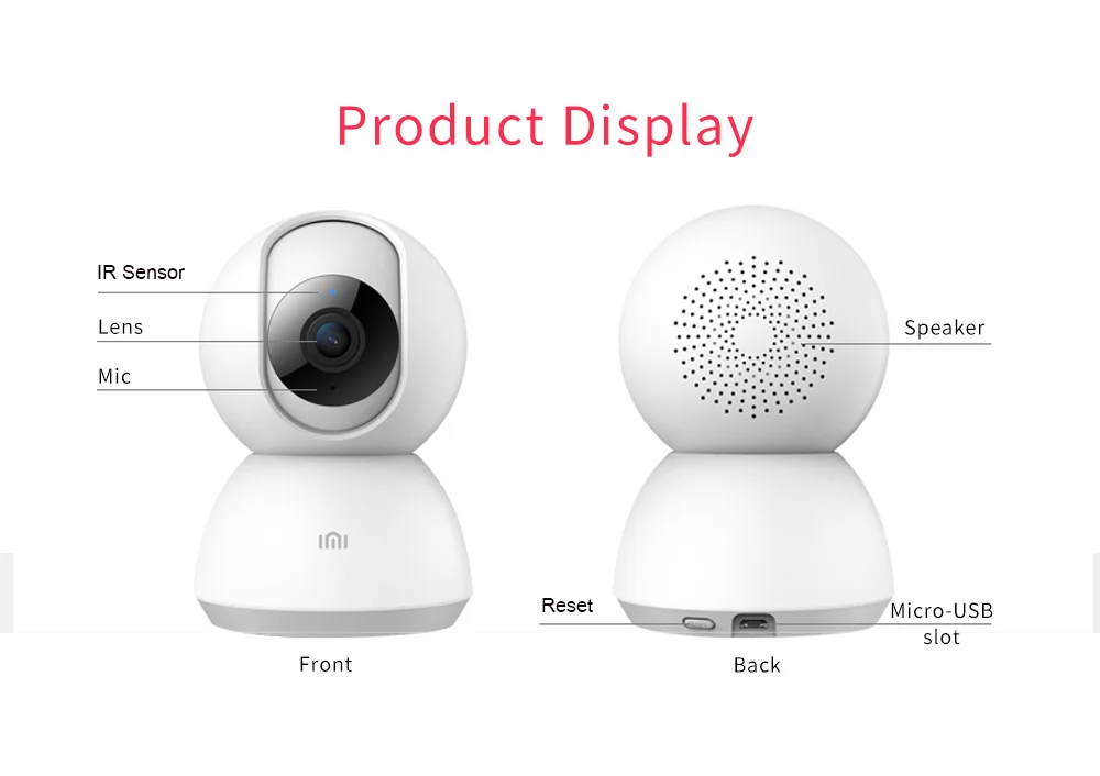Новая смарт камера Xiaomi IMI веб 1080P WiFi панорамирование ночное видение 360 градусов