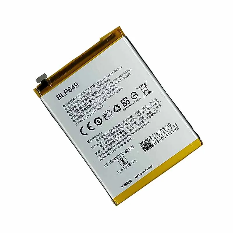 Jinsuli новые BLP649 3090 мАч батареи для OPPO A81 аккумулятор мобильный телефон литий ионная