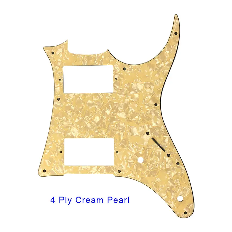 Pleroo пользовательские гитарные части-для MIJ Ibanez GRX20 контур гитары накладку хамбакера пикап царапины пластины - Цвет: 4Ply Cream Pearl