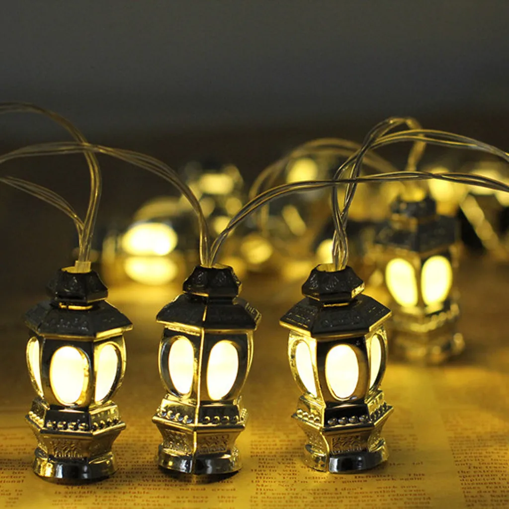 

Ramadan / Eid Deluxe Indoor LED Vintage Light String Golden European Lanterns lampion lantern lanterne lampion wedding lanterns