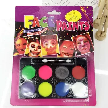

Make Up Face Paint 8 Colors Painting Adult Kids Birthday Carnival Tools Party birthday wedding Christmas