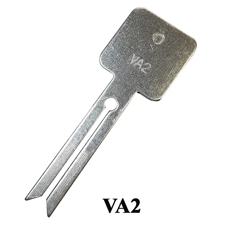 

VA2 lishi 2in1 scale key plate, Engraved Line Scale key blade,Shearing Teeth Blank Car Key Cutting Teeth Blade Ke