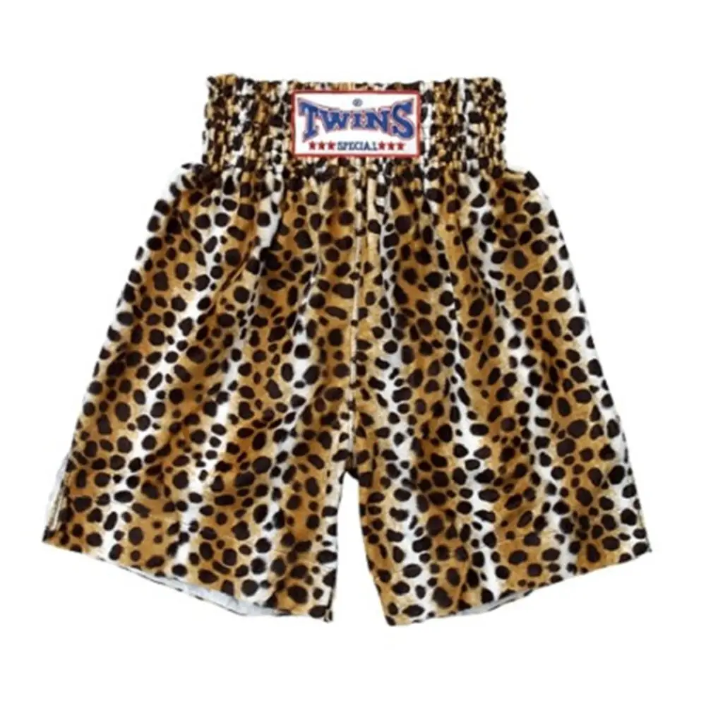 

MMATrunks Pantalones Muay Thai Boxing Shorts Leopard Pattern Mma Fight Shorts Wushu Sanda MMA Trunks Training Grappling Short