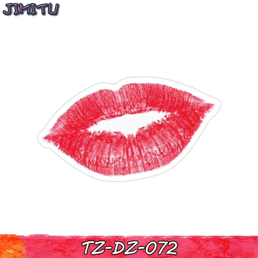

1Psc Red Lip Sexy Stickers Cool Funny JDM Sticker for DIY Laptop Suitcase Phone Skateboard Bicycle Car Bumper Waterproof Sticker