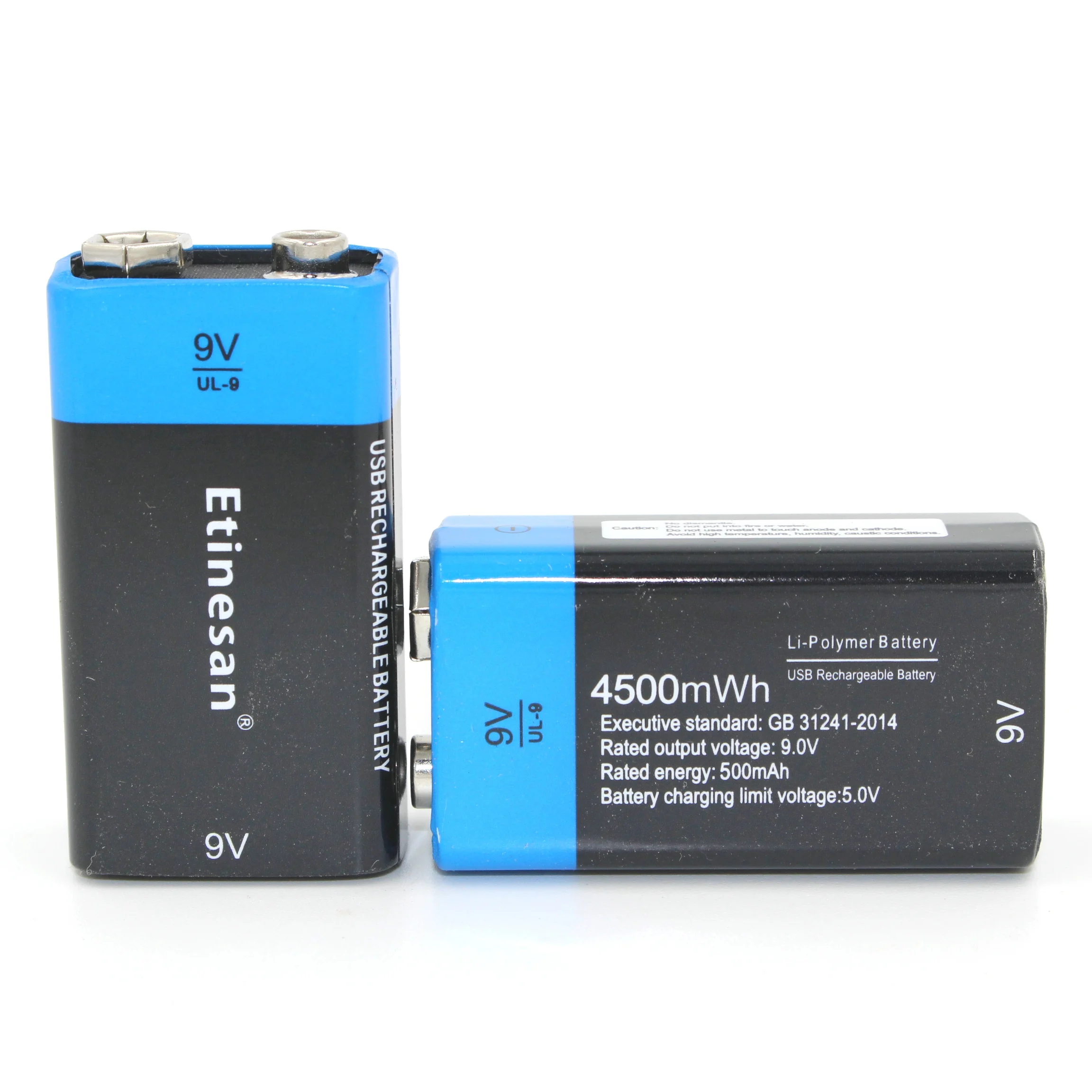Супер! Литий полимерные аккумуляторы Etinesan 9 В 4500mWh литий ионные usb кабель для