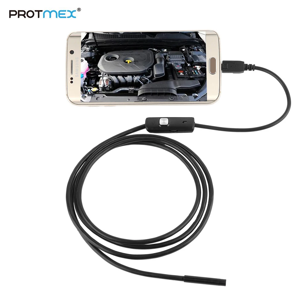 Водонепроницаемый эндоскоп Protmex Бороскоп с 6 светодиодами 1 3 миллиона пикселей USB