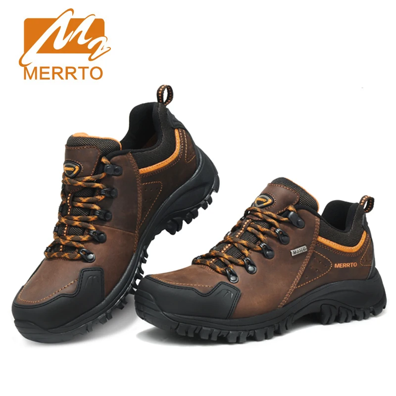 Prix pour Merrto Hommes Chaussures de Randonnée Imperméable À L'eau En Plein Air Sport Chaussures Sneakers En Cuir Véritable Respirant de Marche Montagne Trekking Chaussures Hommes Prix pour Merrto Hommes Chaussures de Randonnée Imperméable À L'eau En Plein Air Sport Chaussures Sneakers En Cuir Véritable Respirant de Marche Montagne Trekking Chaussures Hommes
