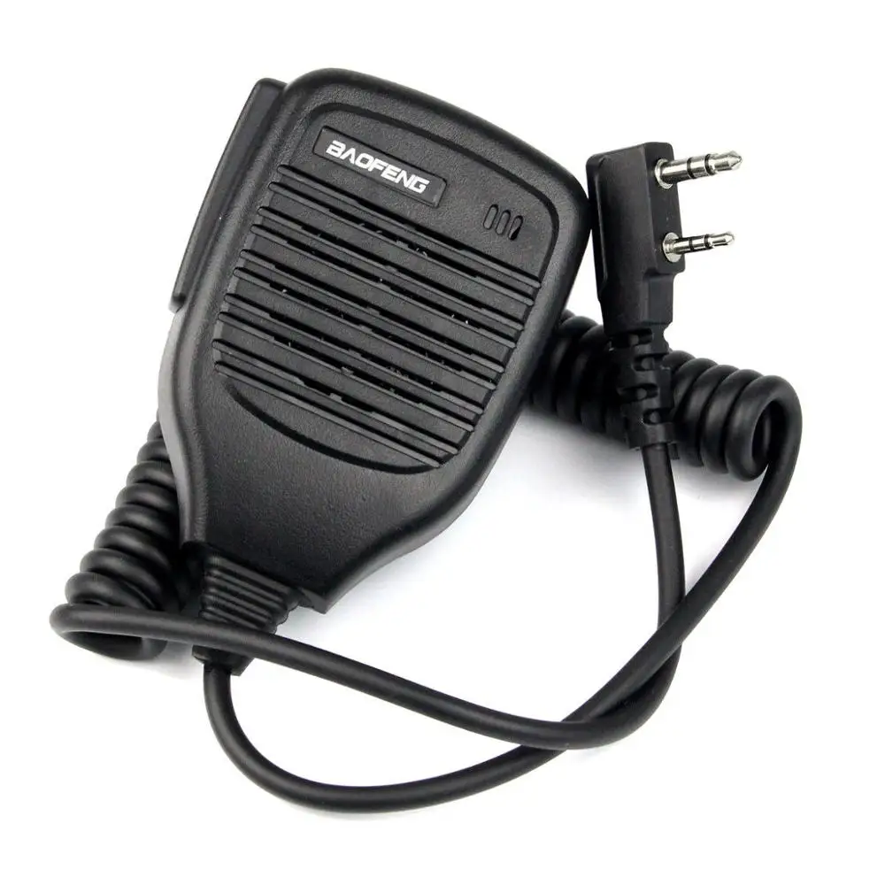 

2Pin PTT Speaker Mic Microphone for KEN BAOFENG Retevis TYT WOUXUN Rradio