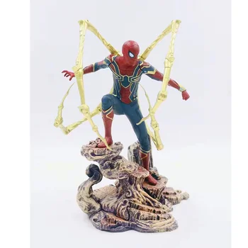 

28CM Avengers 3 Infinity War Iron Spider Man Movable Claws Figurine Dolls Toys PVC Action Figure Collection Model Toy H713