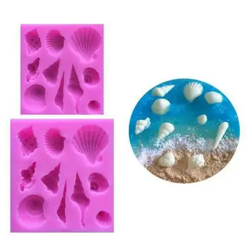 

Conch Shell Decor Silicone Mold Jewelry Findings Pendant Accessories DIY Charms Handmade Cabochon Epoxy Resin Baking Supplies