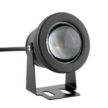 

10W Black sliver Bright Garden Underwater led Pond Light Pool Lake Spotlight Landscape lamp Warm White 12V